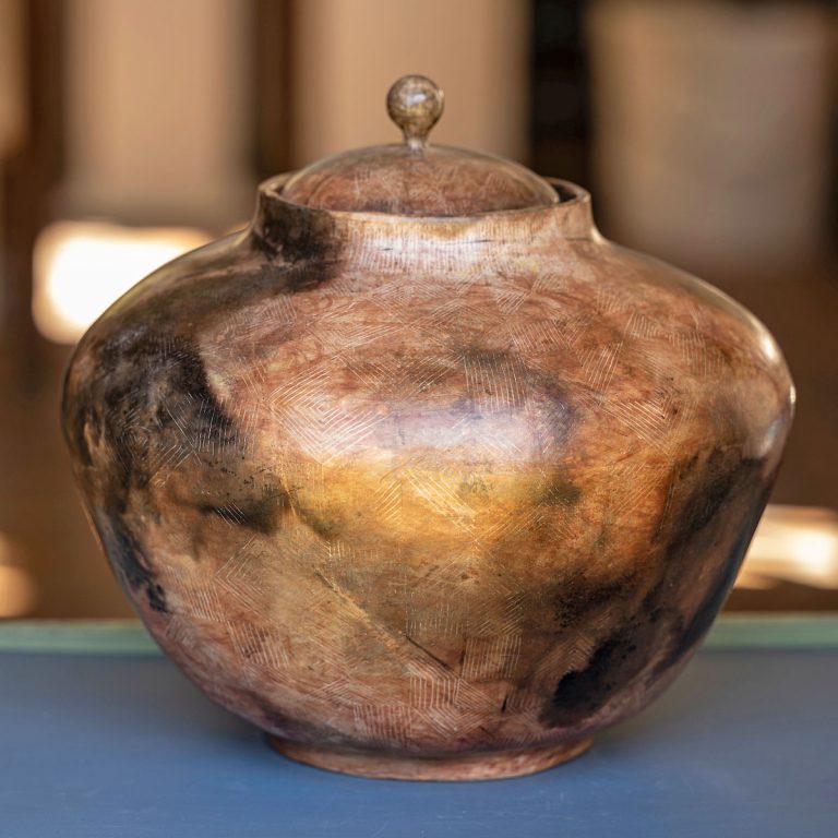 Large Lidded Jar (pic 1) BtS36